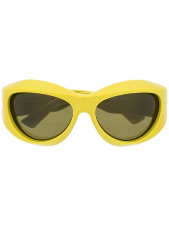 Bottega Veneta Eyewear cat-eye chunky sunglasses