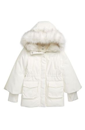 White Winter Coat.