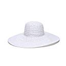 ale by Alessandra Women's Chantilly Lace Weave Toyo Floppy Hat, White, One Size at Amazon Women’s Clothing store: