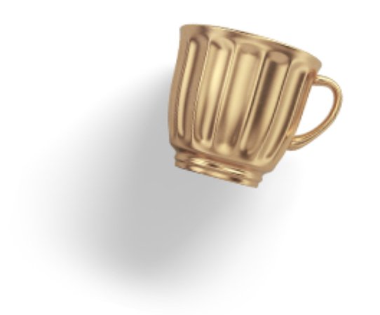 gold mug