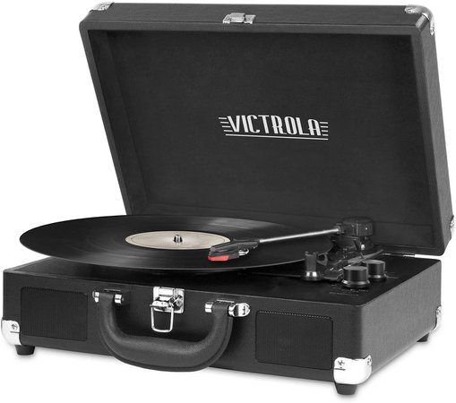 Amazon.com: Victrola Vintage Bluetooth Portable Suitcase Record Player: Electronics