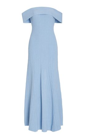 Neve Off-The-Shoulder Cotton-Blend Maxi Dress By Anna Quan | Moda Operandi
