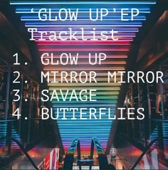 AFTERGLOW 'GLOW UP' Tracklist