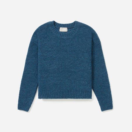 Women’s Teddy Crew Neck Sweater | Everlane blue