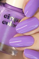 Neon Lavender Purple Creme Nail Polish - Cirque Colors Narcisse