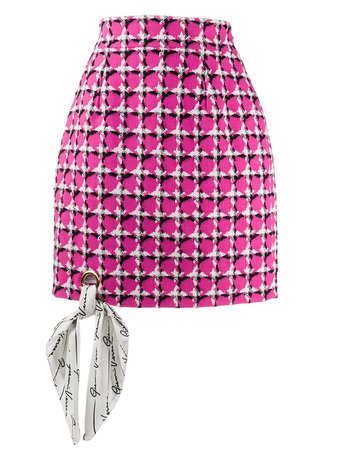 Versace Tweed Short Skirt - Farfetch