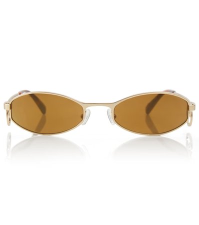 Marine Serre - x Vuarnet oval sunglasses | Mytheresa