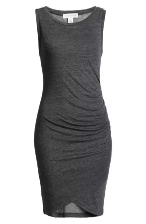 Treasure & Bond Ruched Side Sleeveless Dress | Nordstrom