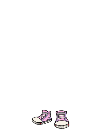cartoon kids shoes- see Kai run sneakers pink and purple