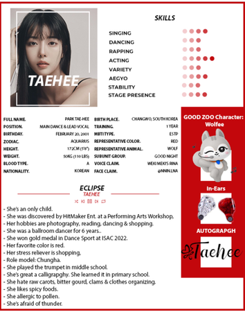 Taehee 2024 Profile