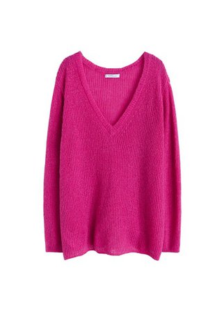 Violeta BY MANGO Textured knit sweater