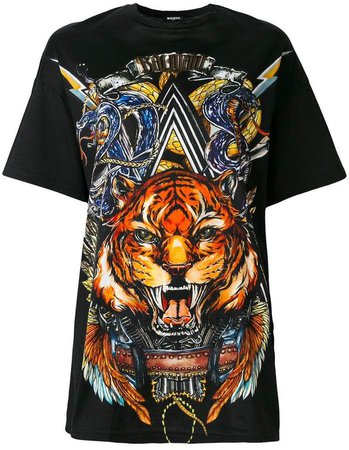 oversized Tiger print T-shirt