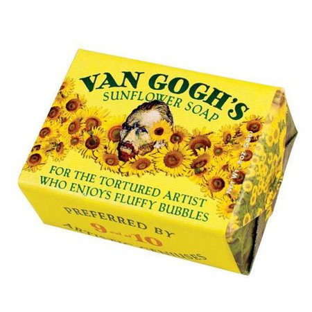 van gogh sunflower soap