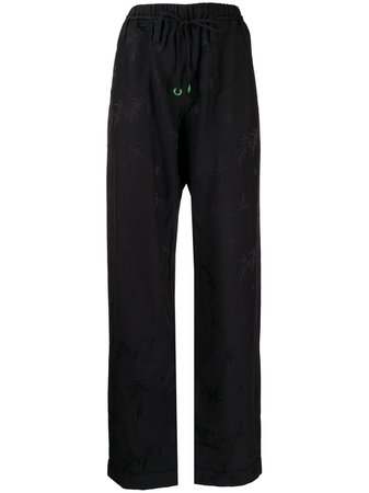 Shop Alexander Wang drawstring straight-leg trousers with Express Delivery - FARFETCH