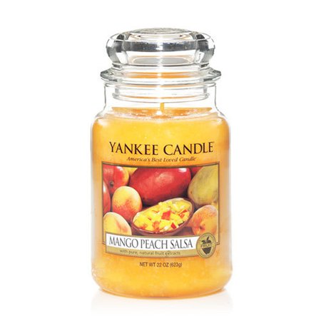 Mangue et p&ecirc;che Grande jarre - Yankee Candle