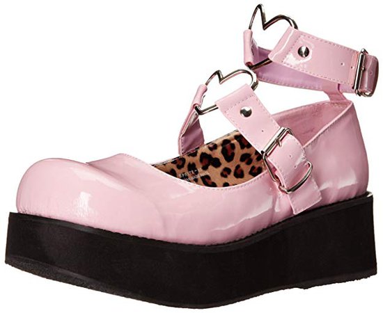 Amazon.com | Demonia Women's Spr02/Bppt Fashion Sneaker, Pink Patent, 10 M US | Fashion Sneakers