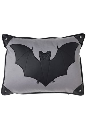 Bat Gothic Cushion by Sourpuss | Gifts & ware | Blankets &