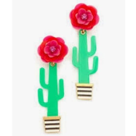 kate spade cactus earrings