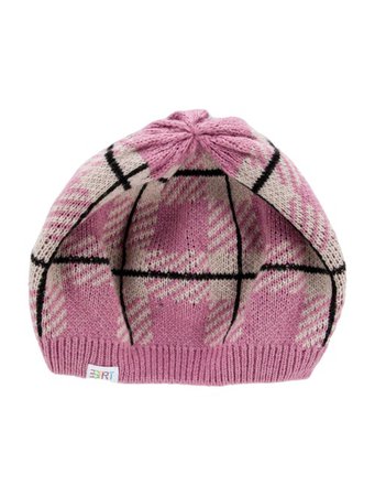 Opening Ceremony Knit Pink checked plaid magenta Hats, Accessories - WOC45557 | The RealReal