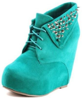 Teal shoes