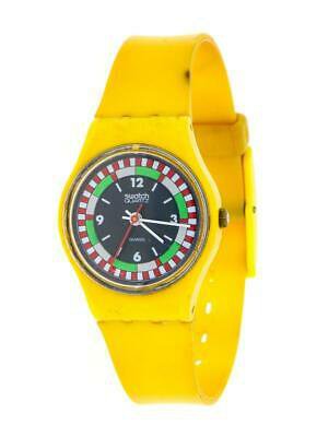 SWATCH LADIES WRIST Watch Model Yellow Racer LJ100 Original - $56.00 | PicClick