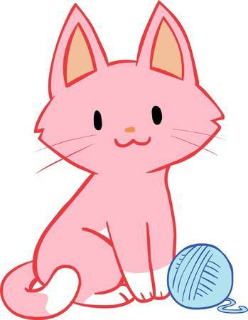 Cat And Yarn Royalty Free Cliparts, Vectors, And Stock Illustration. Image 14631488.