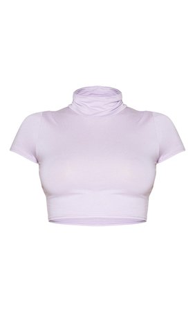 Lilac Crop Top-PrettyLittleThing