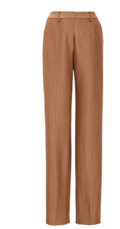 Gabriela Hearst Francisco Wool-Blend Straight-Leg Pant Size: 38