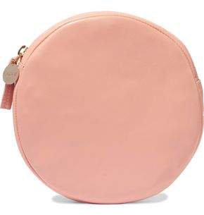 Circle Leather Clutch