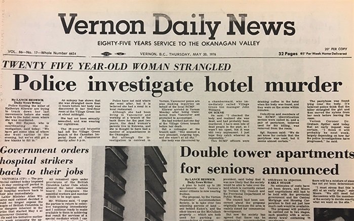 Decades without answers in Vernon cold case murder | iNFOnews | Thompson-Okanagan's News Source
