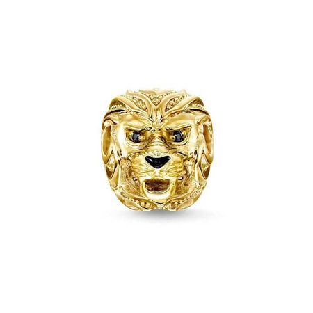Yellow Gold Lion`s Head Karma Bead | House of Fraser GBP79