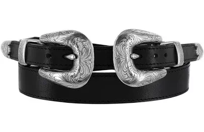 black belt with two buckles - Google Shopping