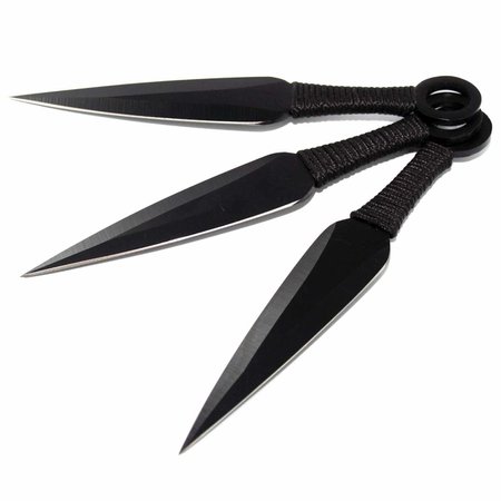 Black Throwing Knives
