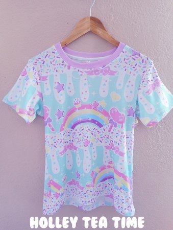 Holley Tea Time Rainbow Sweets Top