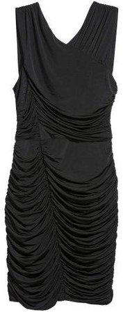 Draped Dress - Black