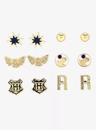 Harry Potter Ravenclaw Earrings Set