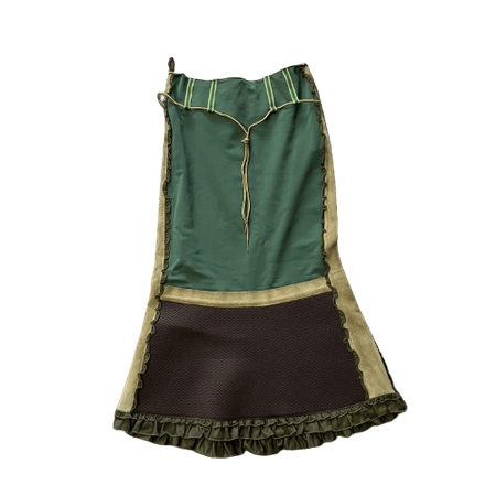 Miu Miu 1999 Dark Green Skirt