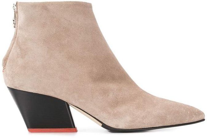 Aeyde pointed toe ankle boots