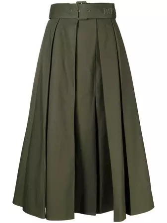 Patou high-waisted Pleated Skirt
