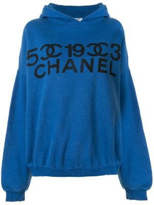 Chanel Pre-Owned logo print sweatshirt