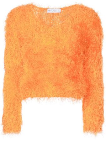 Marine Serre fluffy knitted sweater $815 - Buy Online SS19 - Quick Shipping, Price