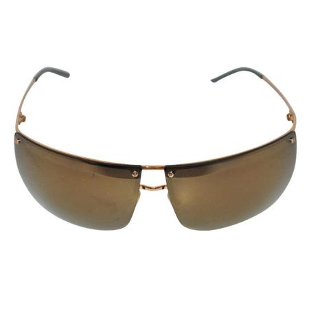 Gucci Mirrored with Gold Hardware Sunglasses For Sale at 1stDibs | gucci mirrored sunglasses