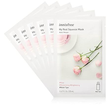 Amazon.com: innisfree My Real Squeeze Mask Face Sheet Masks, Variety, 12-Pack, 12 ct. : Everything Else