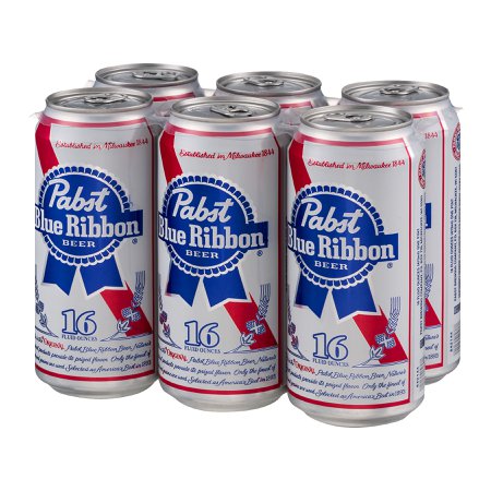 Pabst Blue Ribbon Beer, 6 ct - Walmart.com