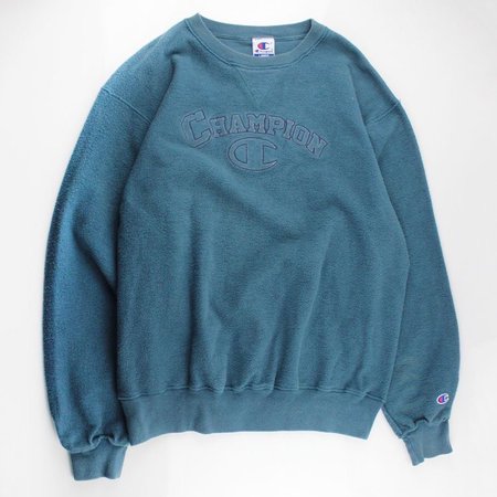 Vintage Inside Out Reverse Weave Champion Crewneck Sweater Sweatshirt