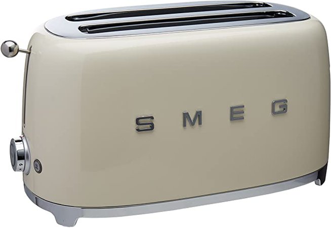 Amazon.com: Smeg 4-Slice Toaster-Cream : Home & Kitchen