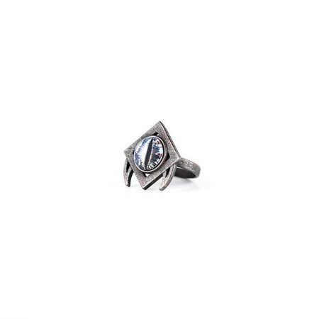 Rogue Wolf - Draco Ring in Slate Steel