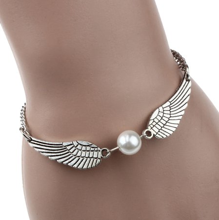 wings charm bracelet