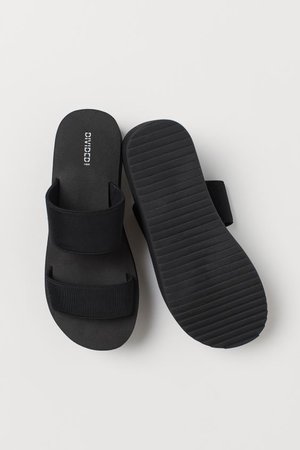 Platform Sandals - Black - Ladies | H&M US