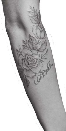 beth flower tattoo